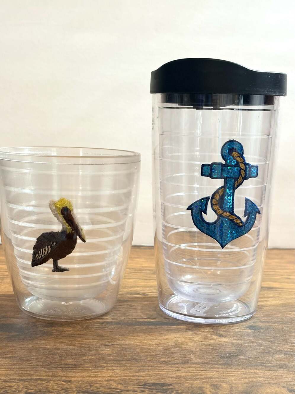 Tervis 16oz Insulated Tumbler Pair with Pelican and Anchor Emblems